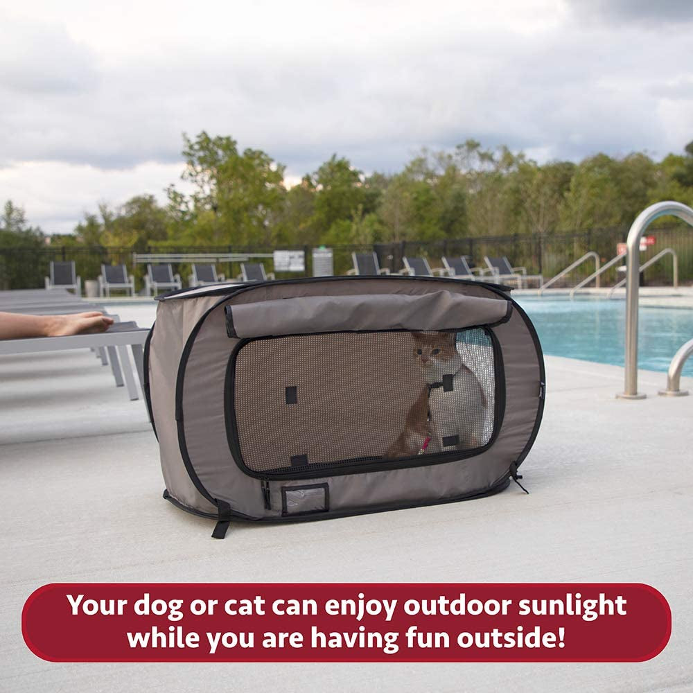 Large Pop Open Kennel, Portable Cat Cage Kennel, Waterproof Pet Bed, Carrier Collection