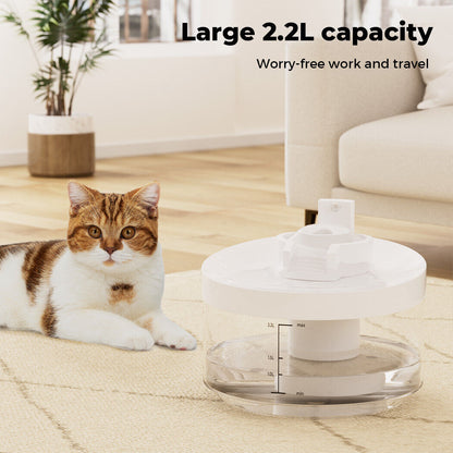 Pawz Automatic Sensor Pet Water Fountain Dog Cat Drinking Dispenser 2.2L Filter