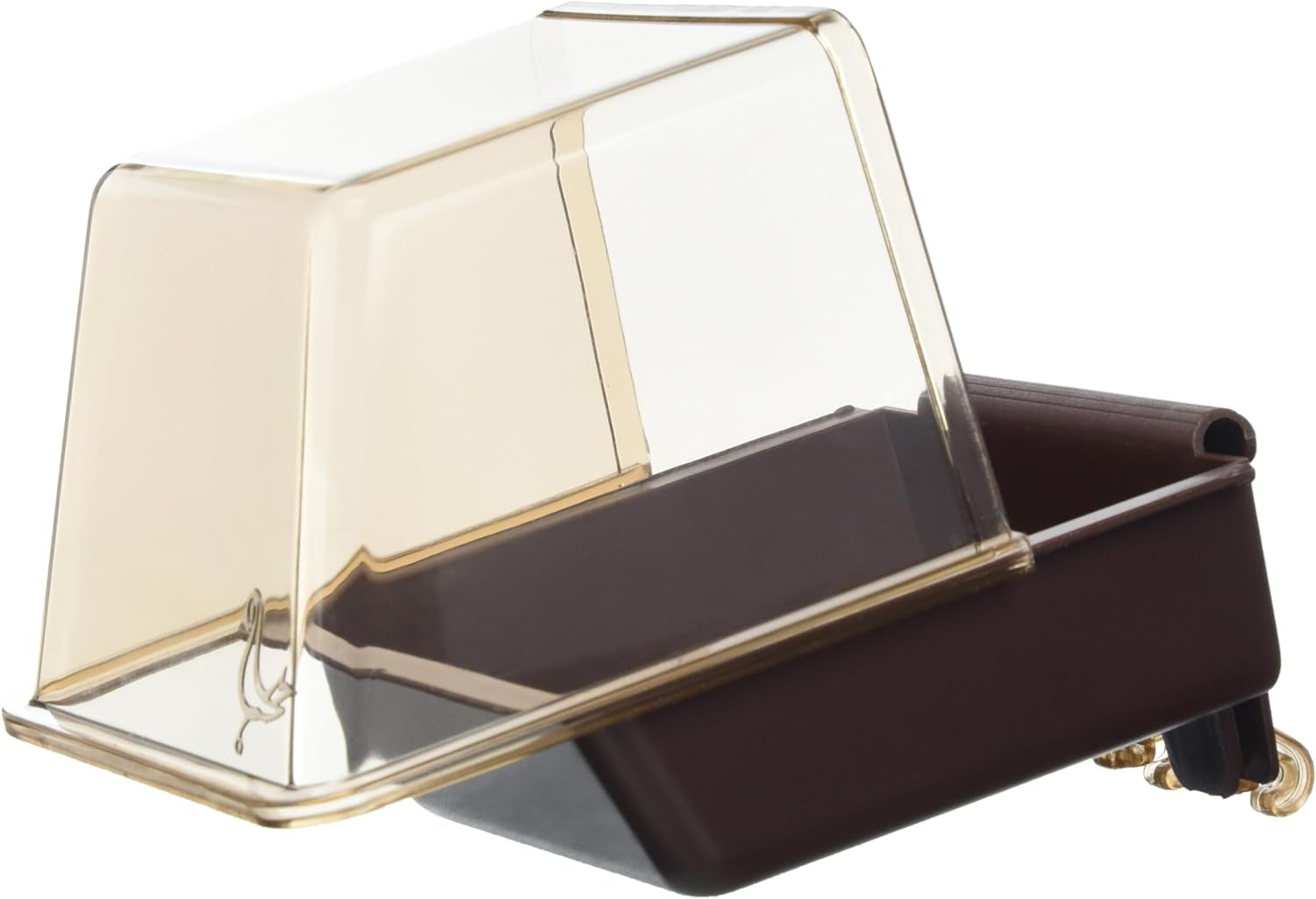 Penn Plax Clip-On Bird Bath – Comes with Universal Clips to Attach to Most Birdcages, 5.5 X 5.75 X 3.75 Inches