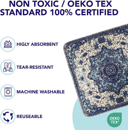 Washable Pee Pads for Dogs, Cat Litter Mat, Puppy Pads, Reusable Pet Training Pads, Extra Large 36 X 36 (2 Pack) by