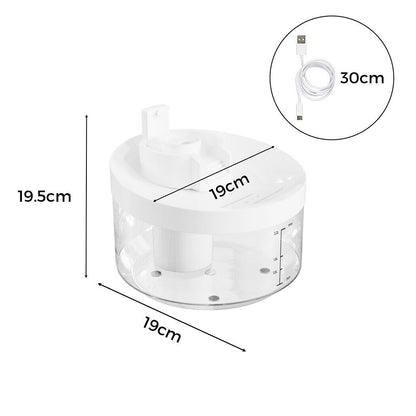 Pawz Automatic Sensor Pet Water Fountain Dog Cat Drinking Dispenser 2.2L Filter
