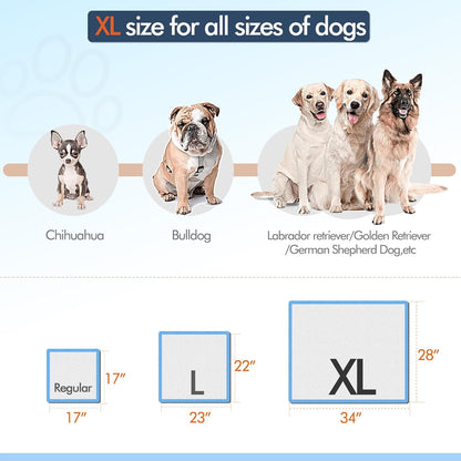 XL 28"X34" Thicker Heavy Absorbency Pet Training Puppy Pee Pads - Extra Large Disposable Polymer Quick Dry No Leaking Pee Pads for Dogs, Cats, Rabbits and Other House Training Pets, 30 Count