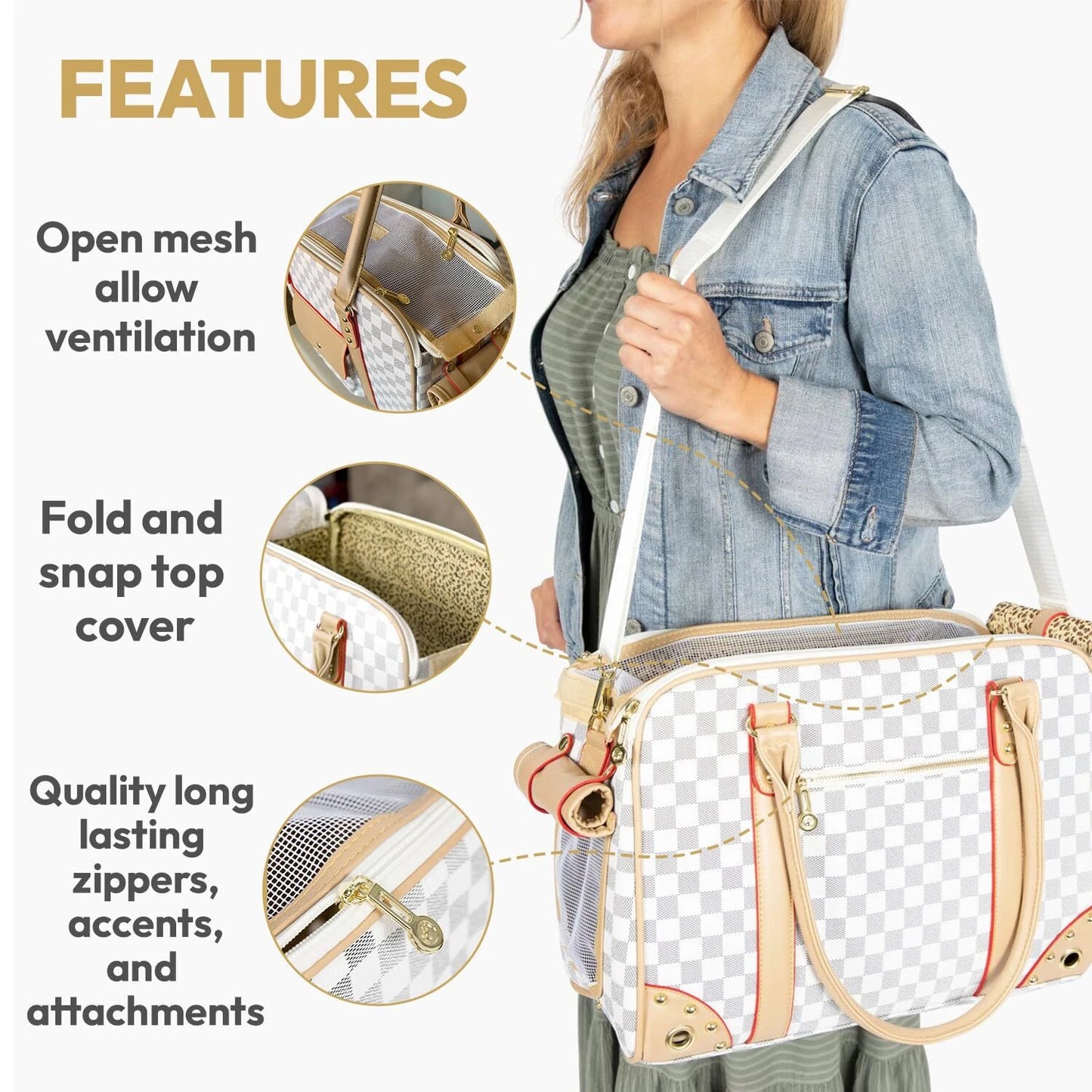 Cozy & Convenient Small Pet Carrier for Your Adventures